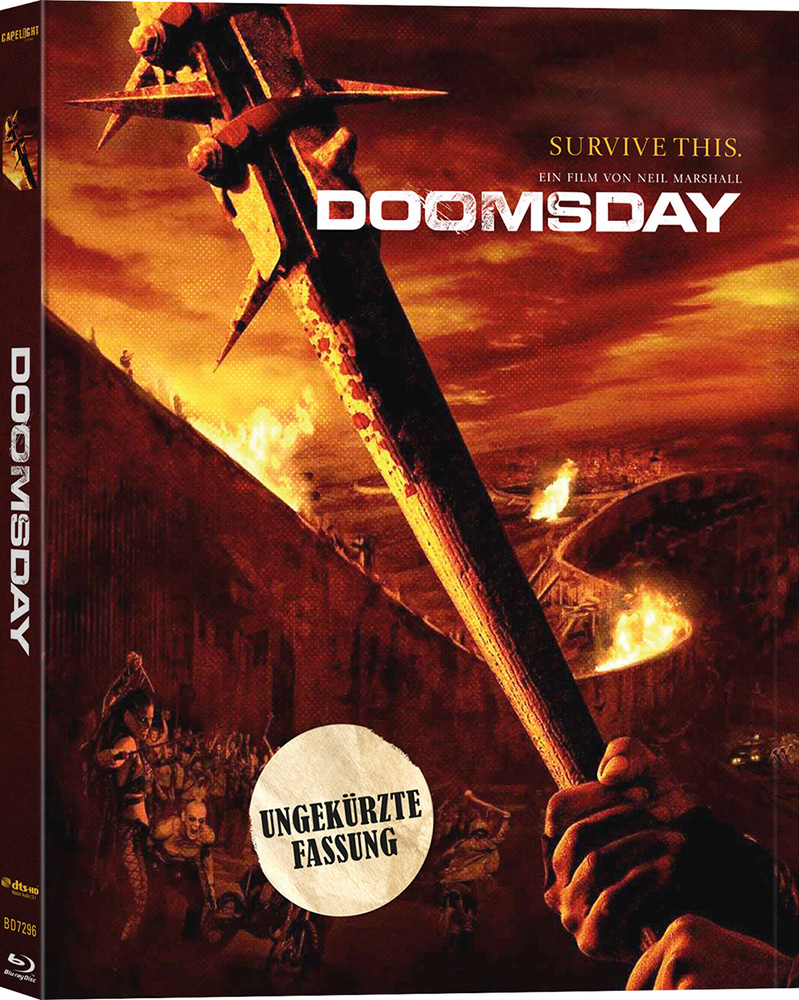 DOOMSDAY (Blu-Ray) - Unrated Uncut - 9min längere Fassung (Neuauflage) DOOMSDAY (Blu-Ray) - Unrated Uncut - 9min längere Fassung (Neuauflage)