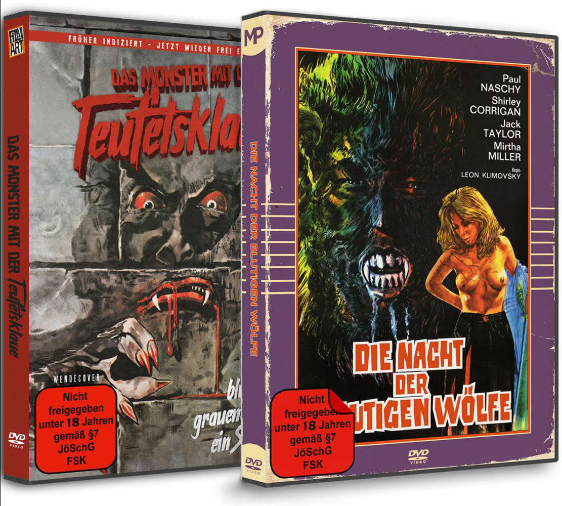 MONSTER BUNDLE (Das Monster mit der Teufelsklaue / Die Nacht der blutigen Wölfe) (2DVD)