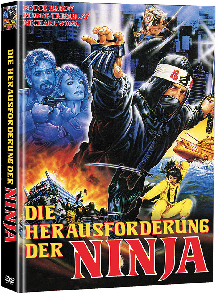 HERAUSFORDERUNG DER NINJA, DIE (2DVD) - Cover A - Mediabook - Limited 144 Edition