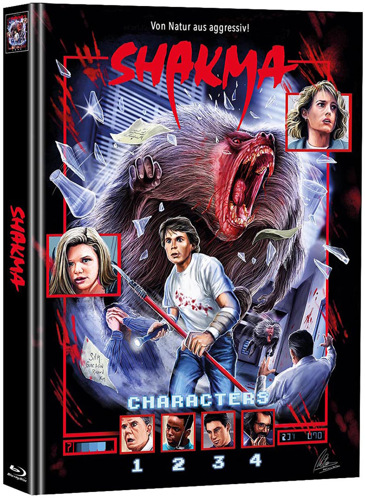 SHAKMA (Blu-Ray) (2Discs) - Cover B - Mediabook - Limited 222 Edition