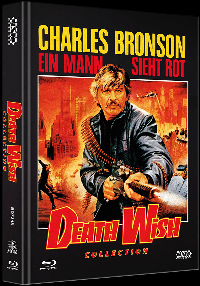 DEATH WISH 1-5 (Blu-Ray) (5Discs) - Mediabook - Limited Edition - Uncut