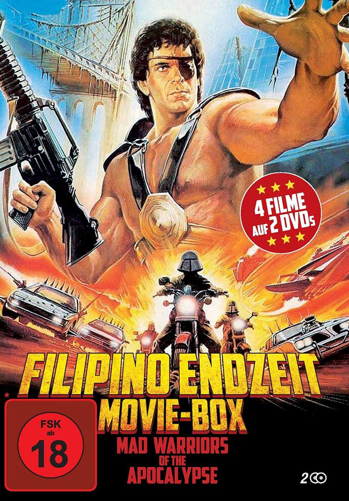 FILIPINO ENDZEIT MOVIE-BOX (2DVD) (Desert Warrior, Operation Overkill, Mad Warrior & 1994)