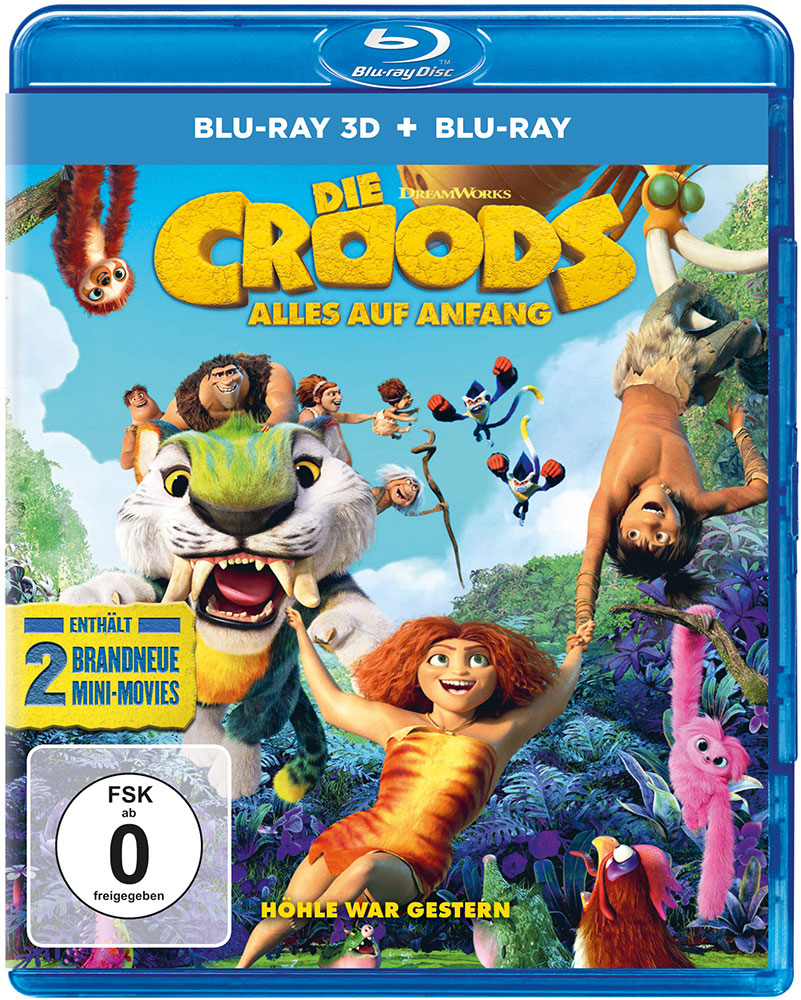 CROODS 2, DIE - ALLES AUF ANFANG (Blu-Ray 3D+Blu-Ray) - 2D & 3D Version