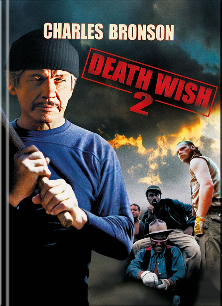 DEATH WISH 2 - MANN OHNE GNADE (4K UHD+Blu-Ray) - Cover A - Mediabook - Limited 222 Edition - Unrated - Uncut