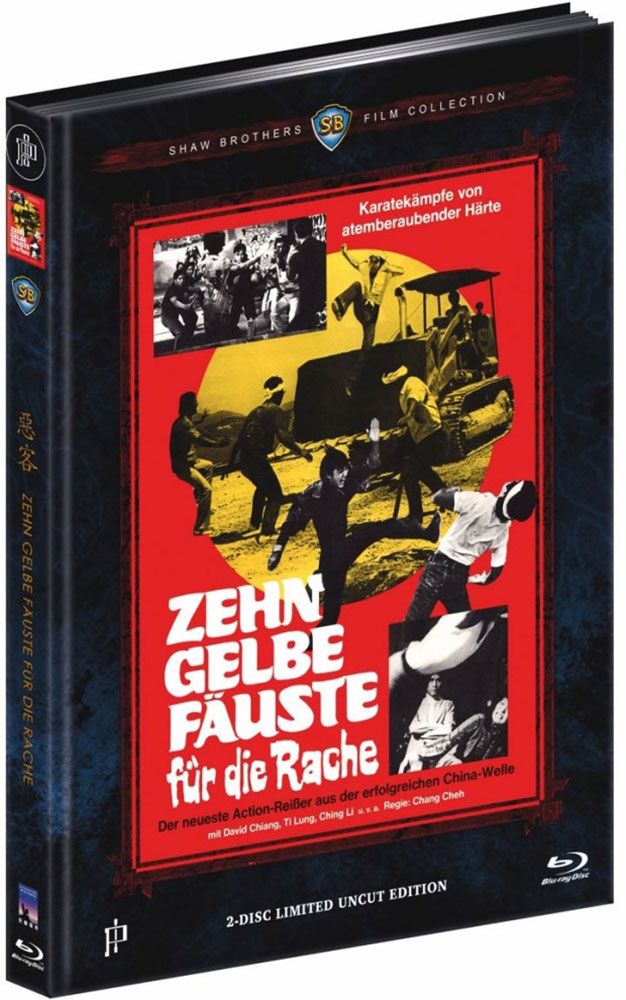 ZEHN GELBE FÄUSTE FÜR DIE RACHE (Blu-Ray+DVD) - Cover C - Mediabook - Limited 222 Edition