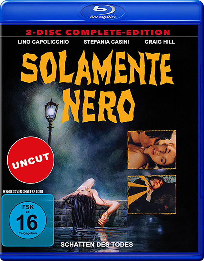 SOLAMENTE NERO - SCHATTEN DES TODES (Blu-Ray+DVD) - Complete Edition - Uncut