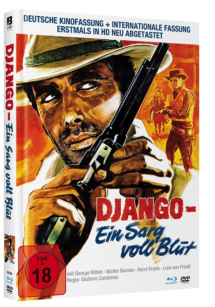 DJANGO - EIN SARG VOLL BLUT (Blu-Ray+DVD) - Limited Mediabook Edition - 2 Filmfassungen