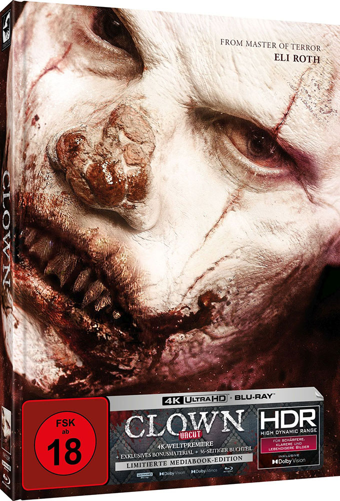 CLOWN (4K UHD+Blu-Ray) - Cover C - Mediabook - Limited 500 Edition