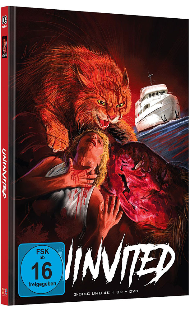 UNINVITED (4K UHD+Blu-Ray+DVD) - Cover A - Mediabook - Limited Edition