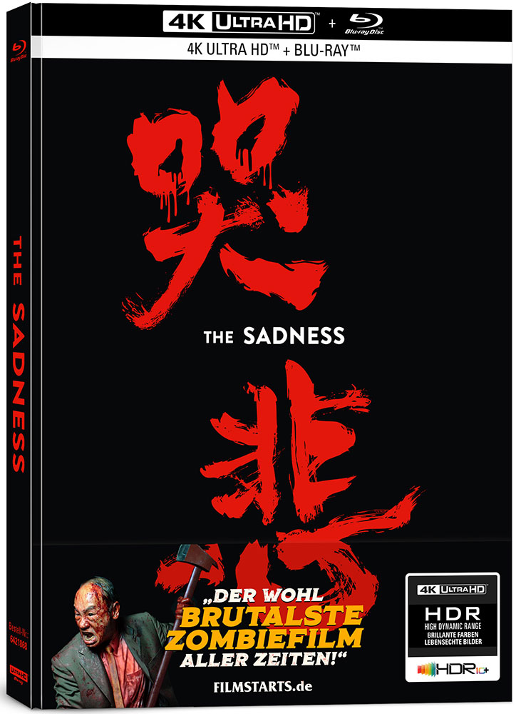 SADNESS, THE (4K UHD+Blu-Ray) - Limited Mediabook Edition - Uncut