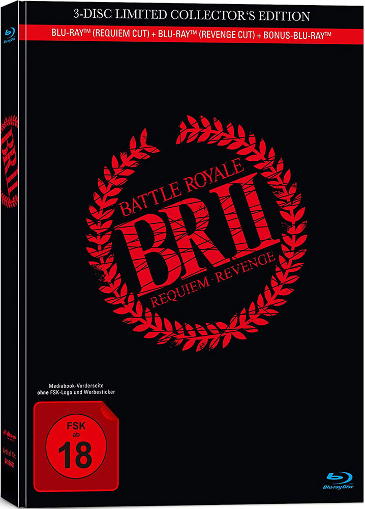 BATTLE ROYALE 2 (Blu-Ray) (3Discs) - Limited Mediabook Edition