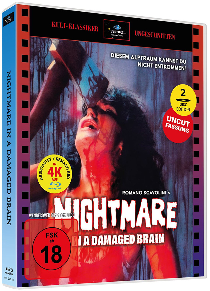 NIGHTMARE IN A DAMAGED BRAIN (Blu-Ray+DVD) - Cover 5 - Scanavo Box - Limited Edition