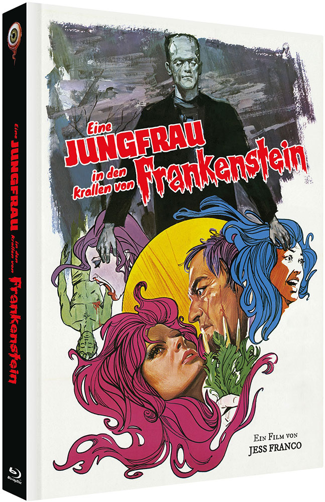 EINE JUNGFRAU IN DEN KRALLEN VON FRANKENSTEIN (Blu-Ray+DVD) - Cover A - Mediabook - Limited 333 Edition