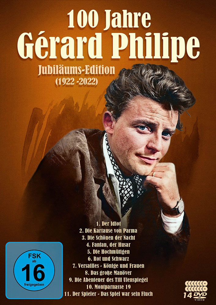 100 JAHRE GÉRARD PHILIPE (1922-2022) (14DVD)