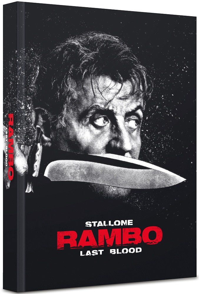 RAMBO 5 - LAST BLOOD (4K UHD+Blu-Ray) - Cover W - Mediabook (Wattiert) - Limited 222 Edition