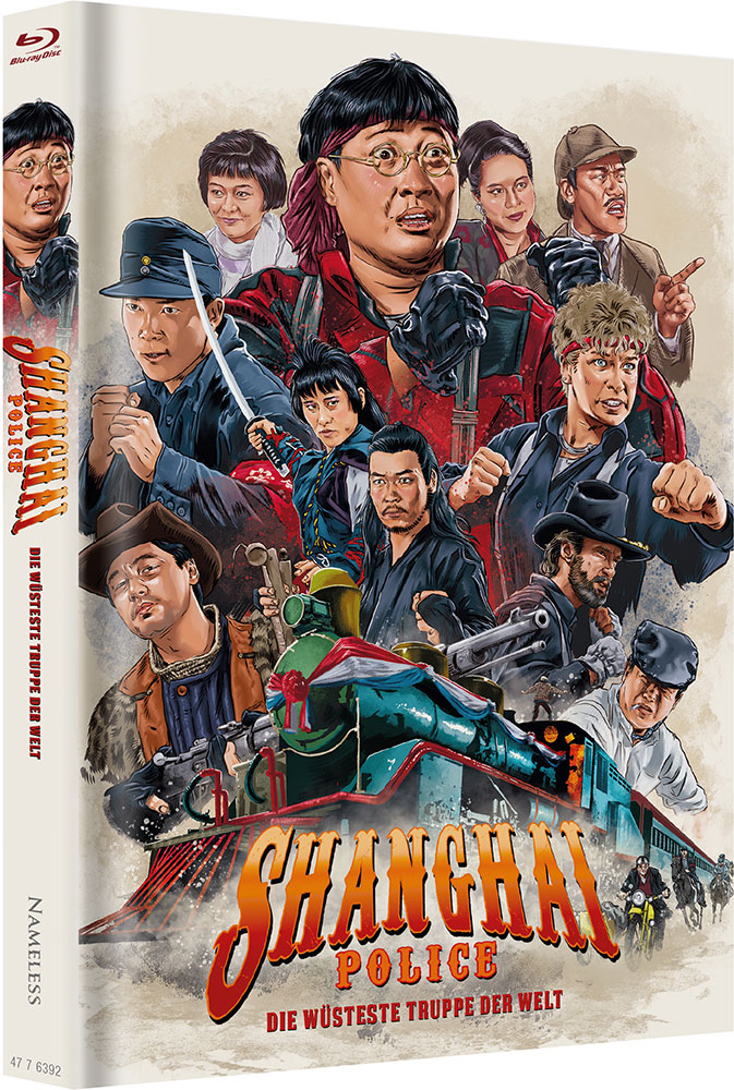 SHANGHAI POLICE (Blu-Ray) (3Discs) - Cover B - Mediabook - Limited 444 Edition