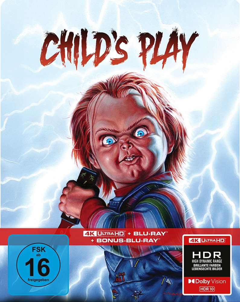CHUCKY - DIE MÖRDERPUPPE (4K UHD+2Blu-Rays) - SteelBook - Limited Edition CHUCKY - DIE MÖRDERPUPPE (4K UHD+2Blu-Rays) - SteelBook - Limited Edition