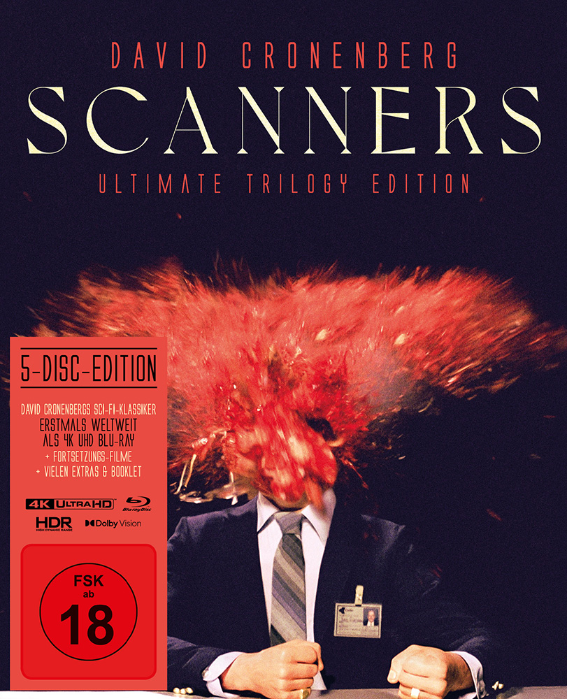 SCANNERS 1-3 (4K UHD+Blu-Ray) (5Discs) - Ultimate Edition