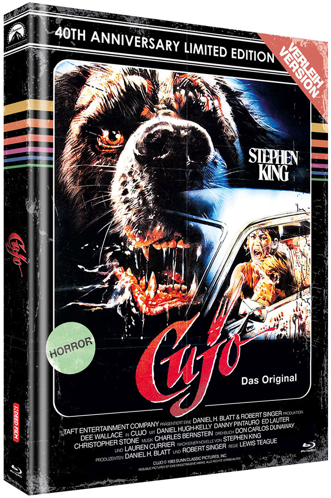Stephen Kings CUJO (Blu-Ray) (2Discs) - Cover J - Mediabook - Limited 333 Edition - Kinofassung & Directors Cut - Uncut