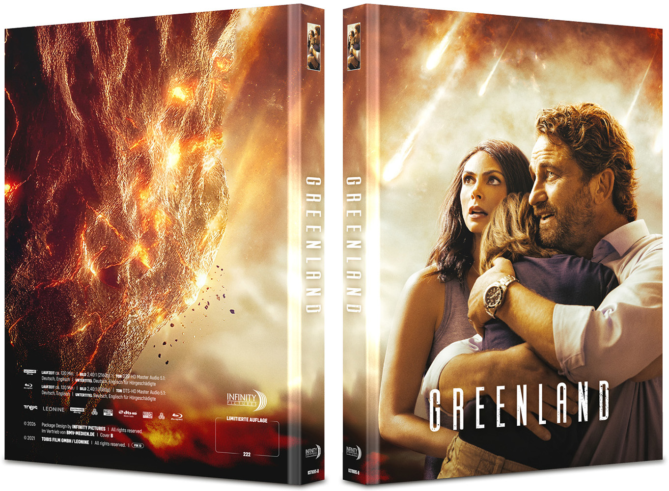 GREENLAND (4K UHD+Blu-Ray) - Cover B - Mediabook - Limited 222 Edition