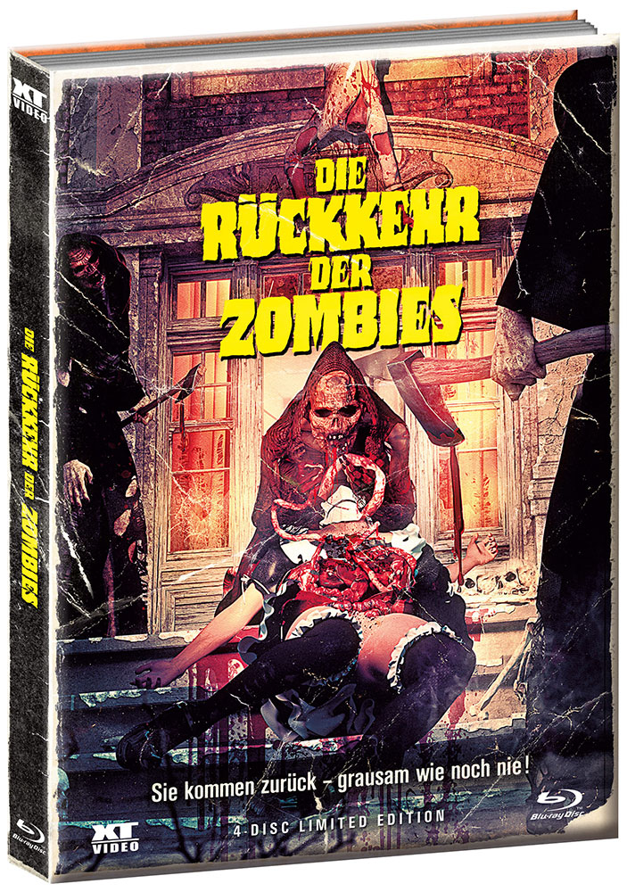 RÜCKKEHR DER ZOMBIES (2Blu-Ray+2DVD) - Cover A - Mediabook (Wattiert) - Remastered - Limited 500 Edition