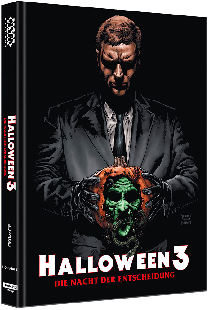 HALLOWEEN 3 (4K UHD+Blu-Ray) - Cover D - Mediabook - Limited 444 Edition - Uncut