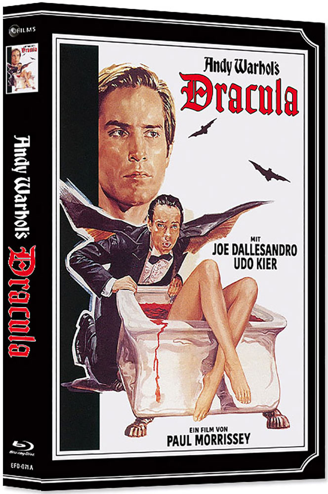 ANDY WARHOLS DRACULA (Blu-Ray+DVD) - Cover A - Mediabook (Wattiert) - Limited 222 Edition