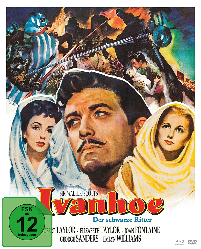 IVANHOE - DER SCHWARZE RITTER (Blu-Ray+DVD) - Digipack