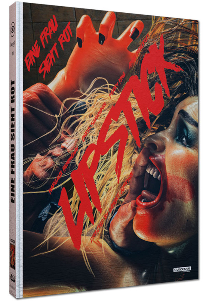 EINE FRAU SIEHT ROT (LIPSTICK) (Blu-Ray+DVD) - Cover A - Mediabook (Wattiert) - Limited 222 Edition