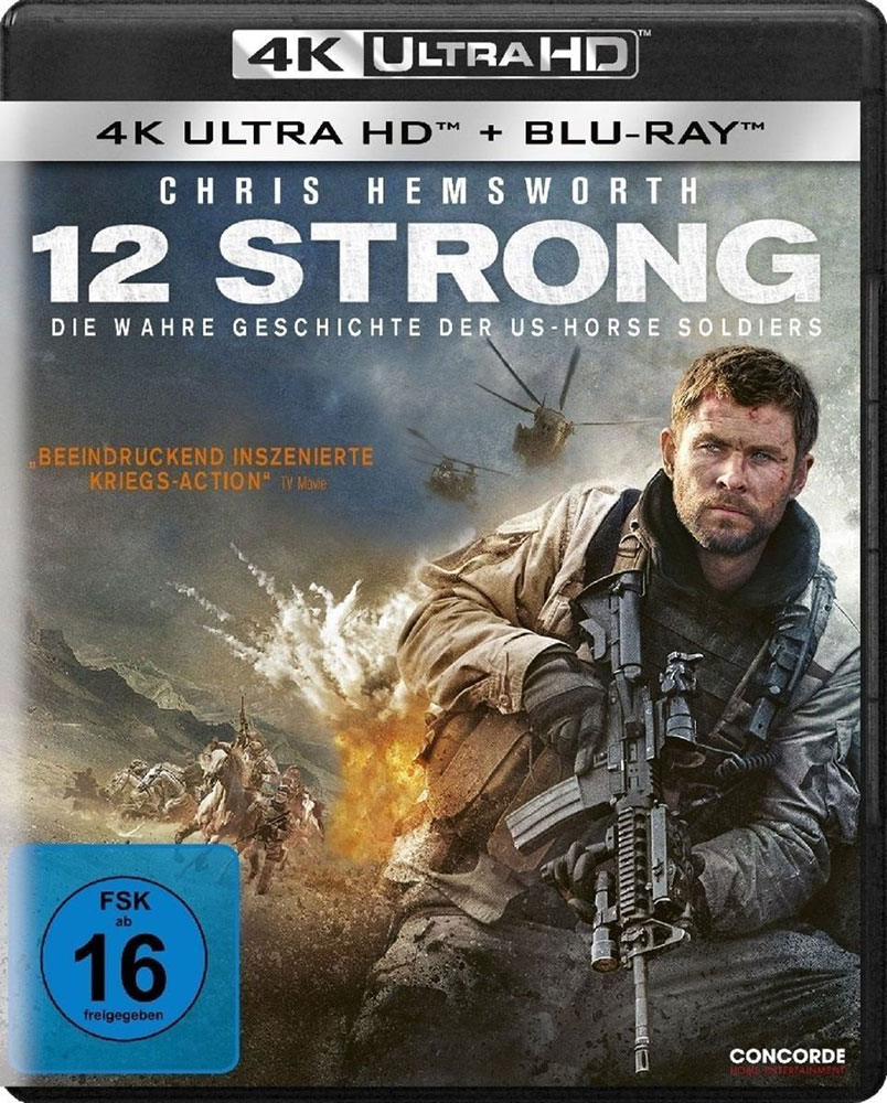 12 STRONG - DIE WAHRE GESCHICHTE DER US-HORSE SOLDIERS (4K UHD+Blu-Ray)