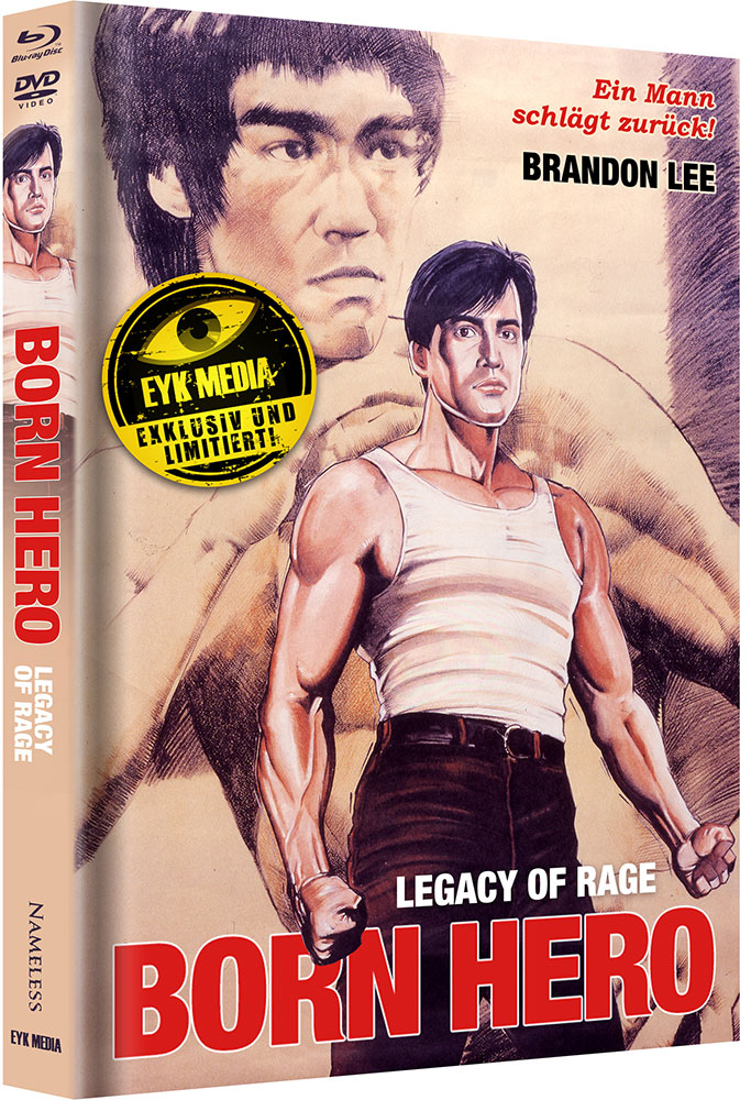 BORN HERO - LEGACY OF RAGE (Blu-Ray+DVD) - Cover C - Mediabook - Limited 500 Edition