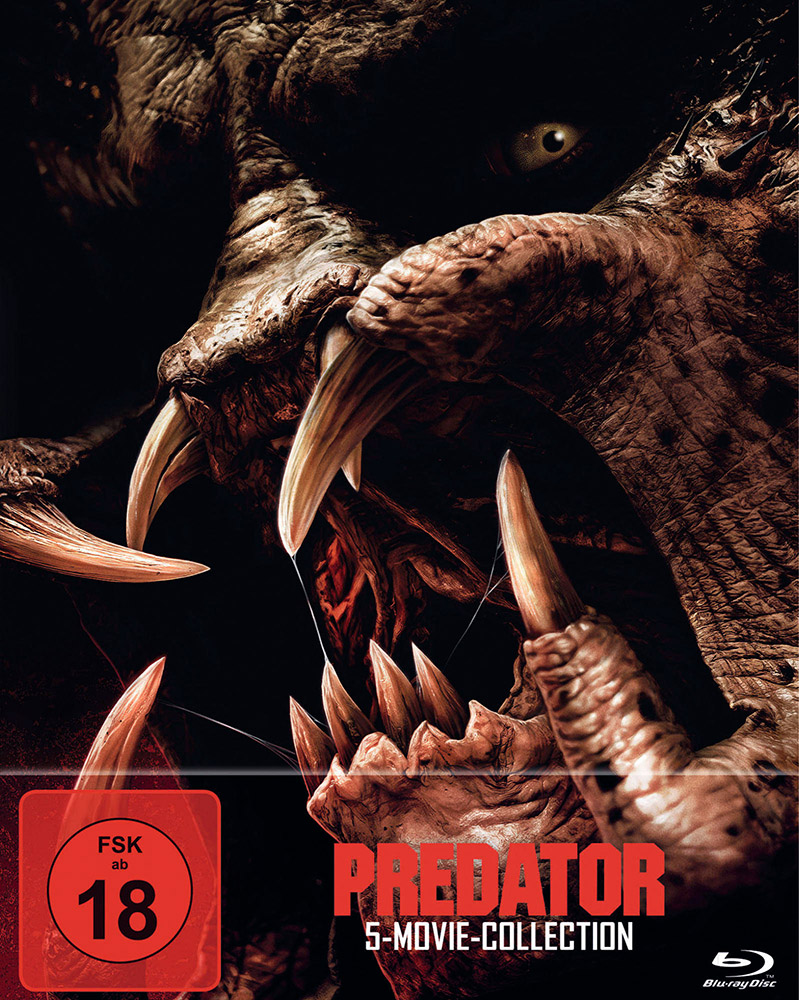 PREDATOR 5-MOVIE-COLLECTION (Blu-Ray) (5Discs)