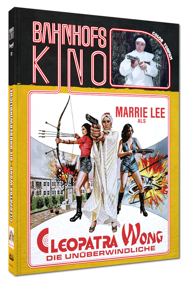 CLEOPATRA WONG - DIE UNÜBERWINDLICHE (Blu-Ray+DVD) - Cover A - Mediabook - Limited 333 Edition