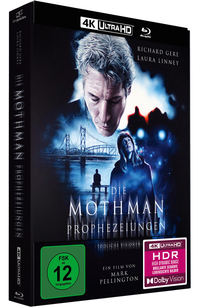 MOTHMAN-PROPHEZEIUNGEN, DIE - TÖDLICHE VISIONEN (4K UHD+Blu-Ray) - Mediabook - Limited EditionAY + BLU-RAY)