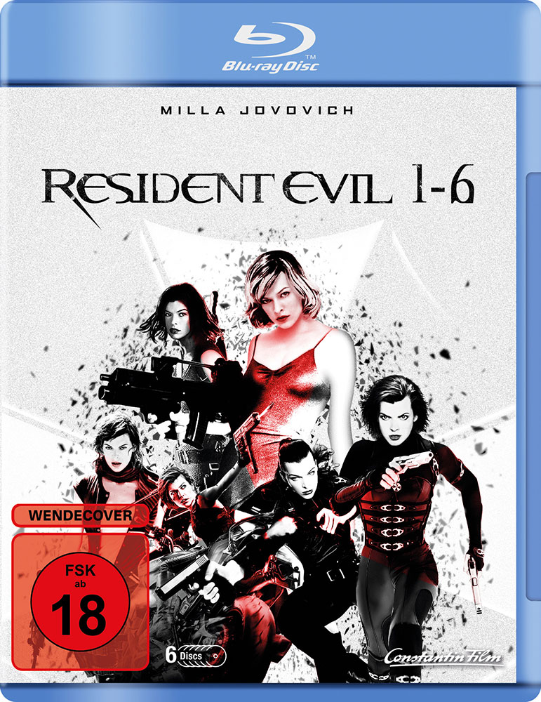 RESIDENT EVIL 1-6 (Blu-Ray) (6Discs) - Uncut