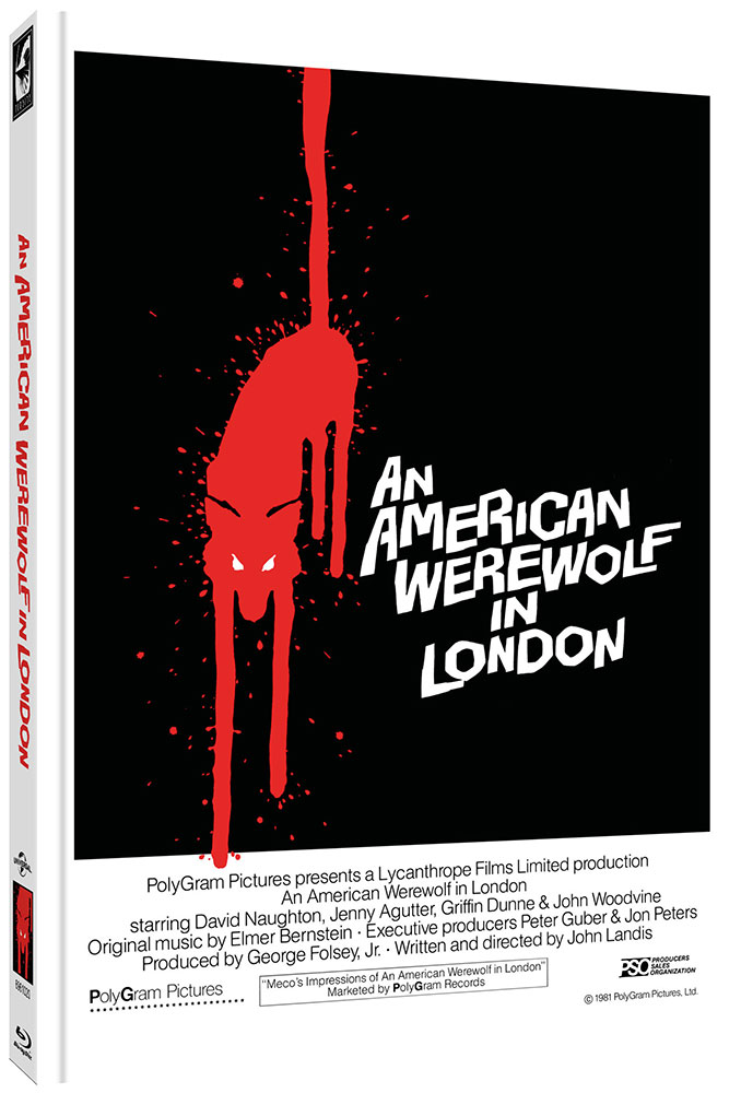 AN AMERICAN WEREWOLF IN LONDON (Blu-Ray) (2Discs) - Cover F - Mediabook - Limited 333 Edition