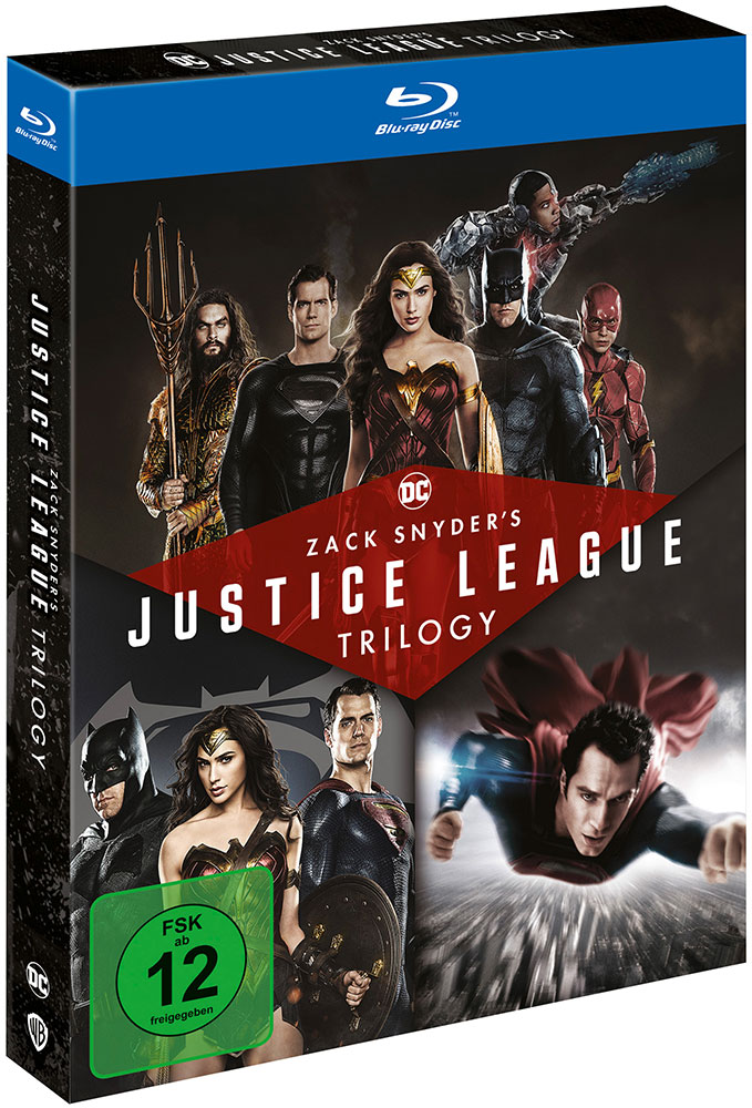 ZACK SNYDERS JUSTICE LEAGUE TRILOGY (Blu-Ray) (4Discs)