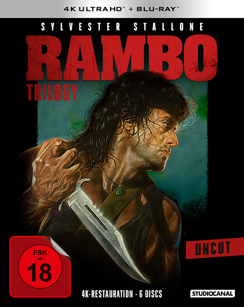 RAMBO TRILOGY (4K UHD+Blu-Ray) (6Discs) - Uncut