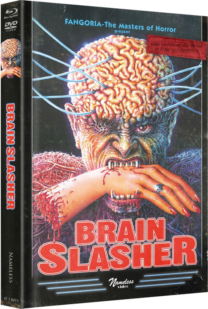 BRAIN SLASHER (Blu-Ray+DVD) - Cover D - Mediabook (Wattiert) - Limited 555 Edition