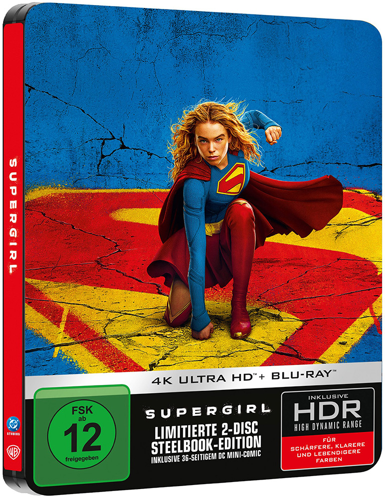 SUPERGIRL (2026) (4K UHD+Blu-Ray) - Cover A - Limited SteelBook Edition