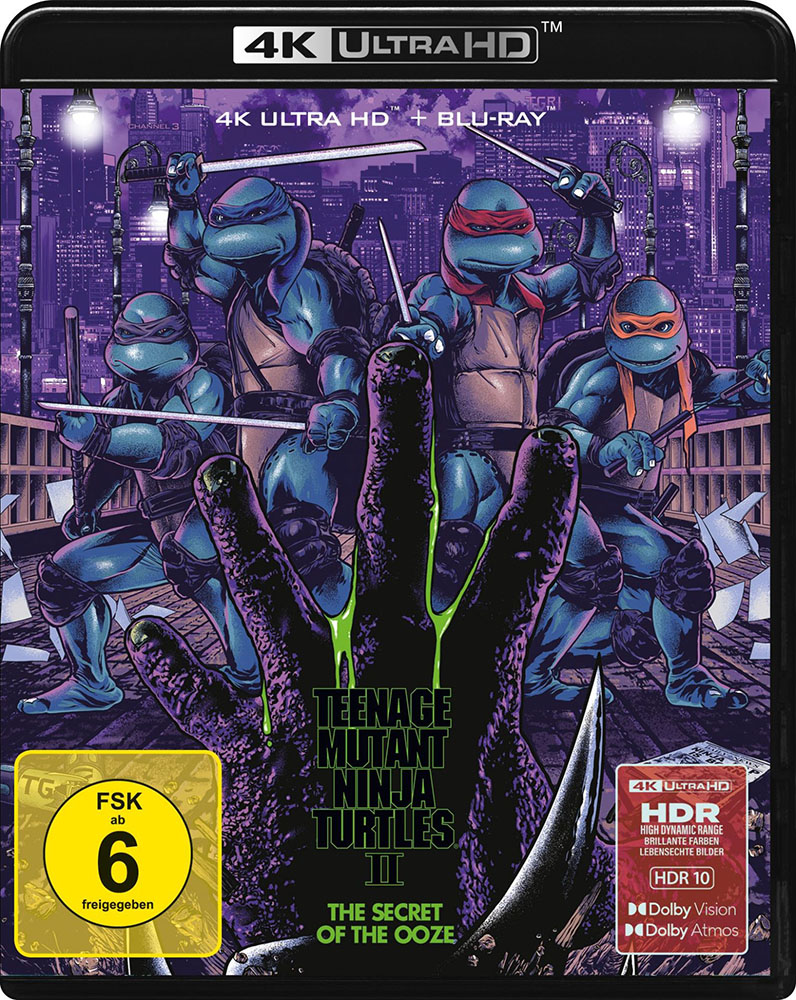 TURTLES II - DAS GEHEIMNIS DES OOZE (4K UHD+Blu-Ray) - Cover B