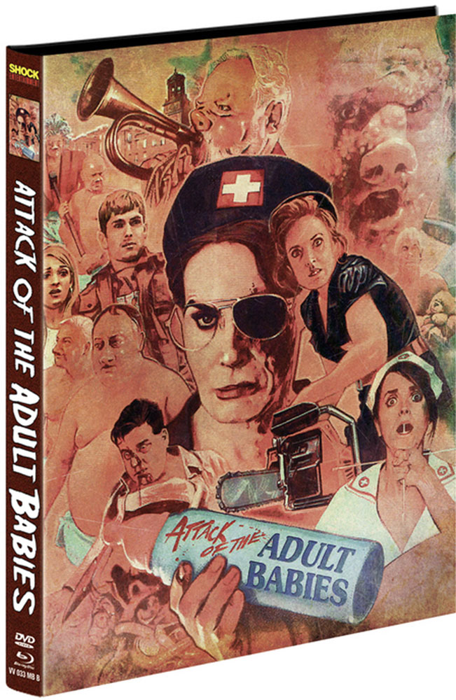 ATTACK OF THE ADULT BABIES (Blu-Ray+DVD) - Cover B - Mediabook - Limited 250 Edition