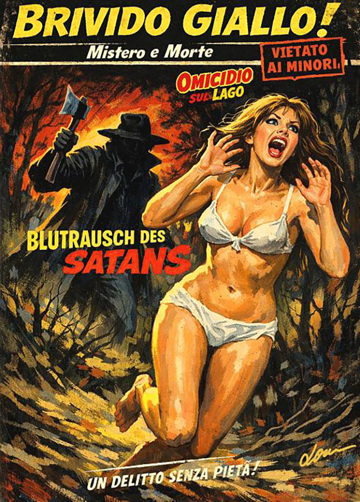 IM BLUTRAUSCH DES SATANS / DELIRIO DI SANGUE (Blu-Ray) (2Discs) - Cover R - Mediabook - Limited 100 Edition