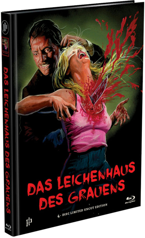 LEICHENHAUS DES GRAUENS, DAS (THE UNDERTAKER) (2Blu-Ray+2DVD) - Cover B - Mediabook Limited 222 Edition - Uncut