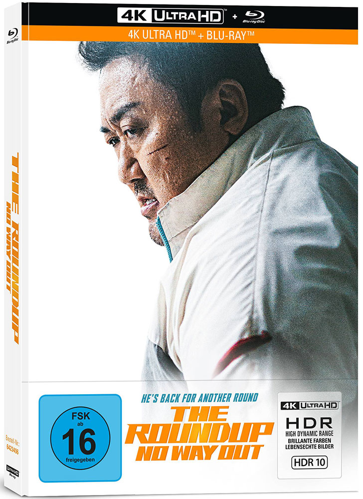 ROUNDUP, THE: NO WAY OUT (4K UHD+Blu-Ray) - Limited Mediabook Edition
