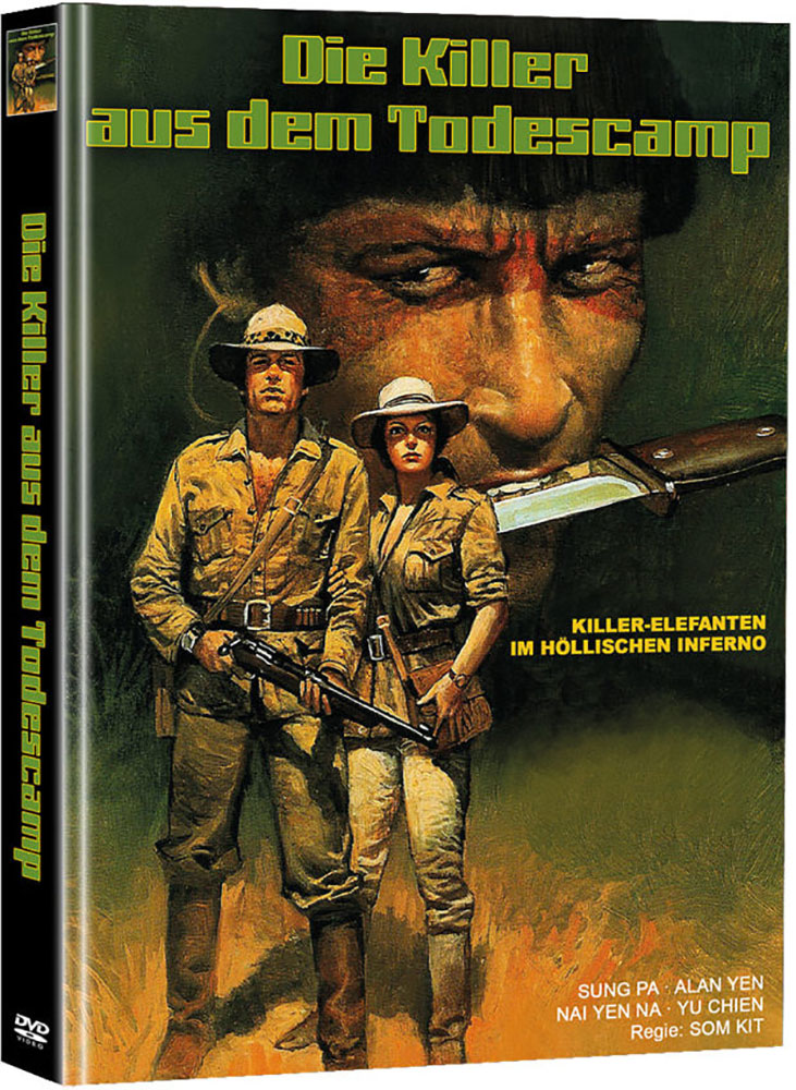 KILLER AUS DEM TODESCAMP, DIE (KILLER ELEPHANTS) (2DVD) - Cover A - Mediabook - Limited 111 Edition