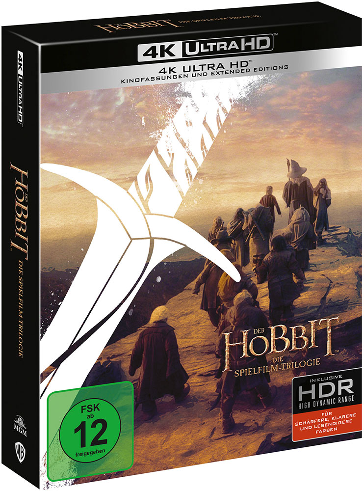 HOBBIT, DER - DIE TRILOGIE (4K UHD) (6Discs) - Extended Edition