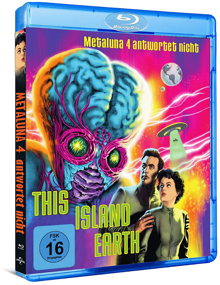 METALUNA 4 ANTWORTET NICHT - THIS ISLAND EARTH (Blu-Ray) - Cover A - Limited 400 Edition