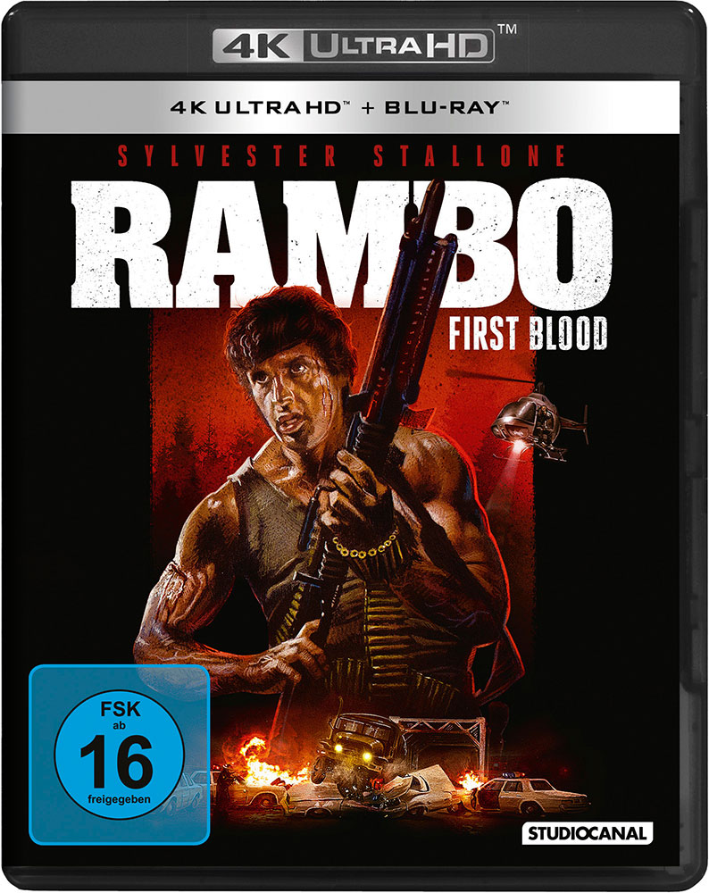 RAMBO - FIRST BLOOD (4K UHD+Blu-Ray) - Uncut