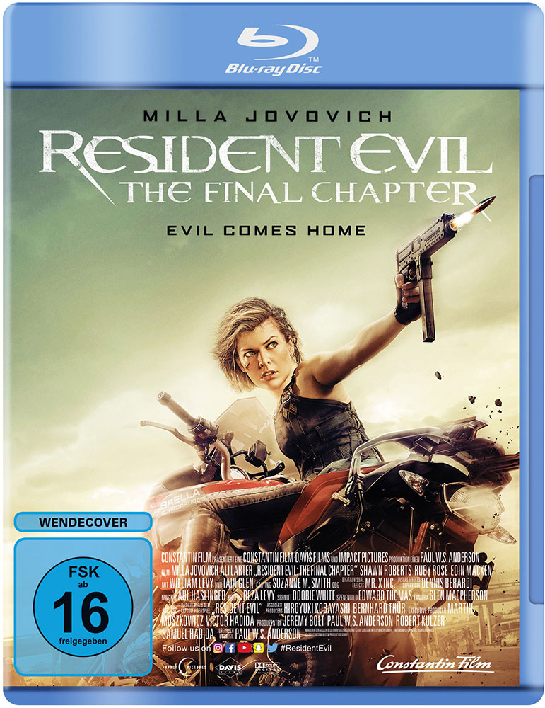 RESIDENT EVIL: THE FINAL CHAPTER (Blu-Ray)
